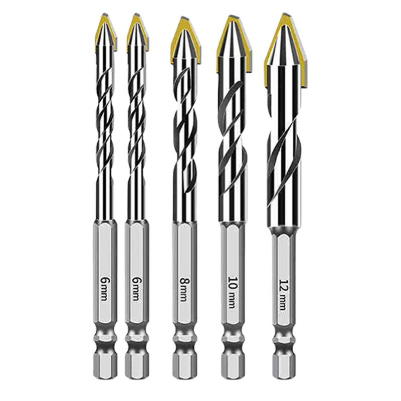 Eccentric Drill Bits In Multiple Sizes For Precise Hole Positioning On Various Materials Stone Wood Plastic DIY Projects
