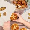 Linen Bread Bags Reusable Drawstring Large Washable Storage Food Accessories Bread Storage Bag Home Unbleached Kitchen Organizer