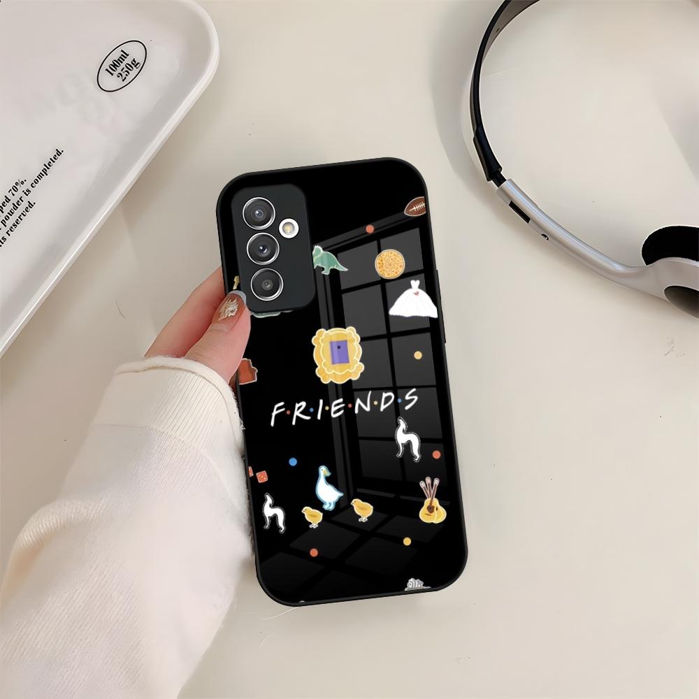 Friends TV Show Phone Case Glass For Samsung S24 S26 S23 S20 S25 S21 S22 Ultra Fe Plus A05 A06 A16 A26 A36 A56 Coque