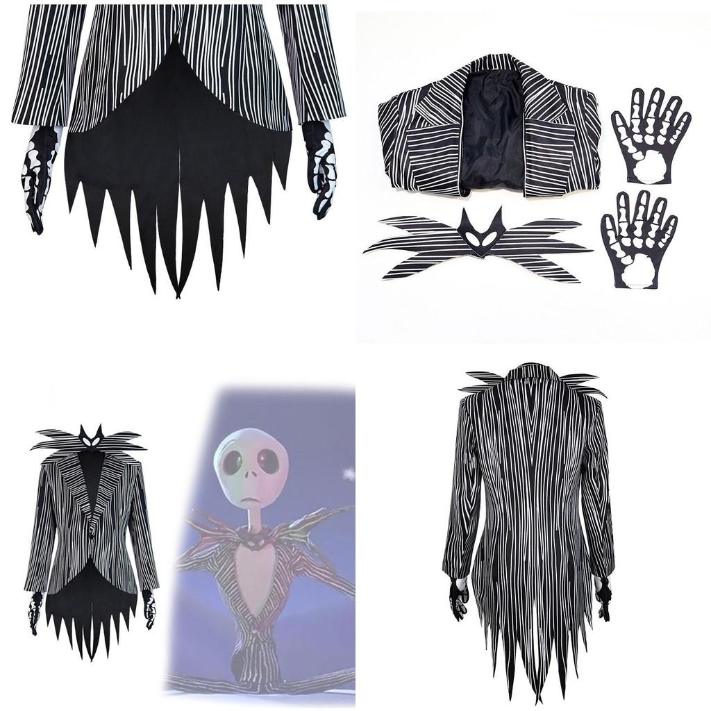 Jack Skellington Cosplay Costume For Men And Women, Perfect For Halloween And Christmas Parties, Xs-xxxl Sizes Available