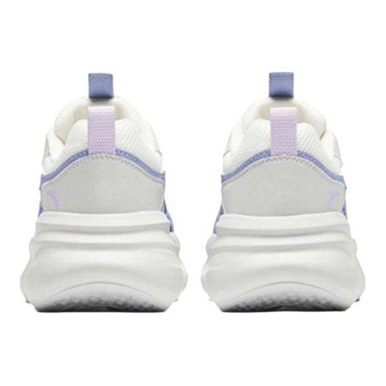 Anta Kids Fabric Comfortable Non-Slip Wear-Resistant Casual Shoes Kids Shoes White Blue Purple A22438847-2