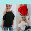 Minimalist Solid Color Off Shoulder Tank Top For Office And Casual Wear