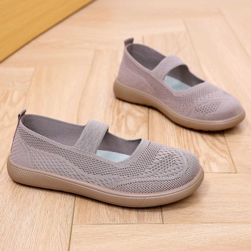 Shoes women's shoes are versatile, spring new middle-aged and old walking shoes, light and comfortable mother shoes, breathable one-pedal single shoes