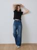 Kkomma Cmj46 Summer Breeze Dart Balloon Fit Denim Pants