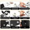 50pcs 9.5mm Metal Prong Buckle Colorful with Pliers Metal Prong Button Kit Fasteners Button Garment Sewing Accessory
