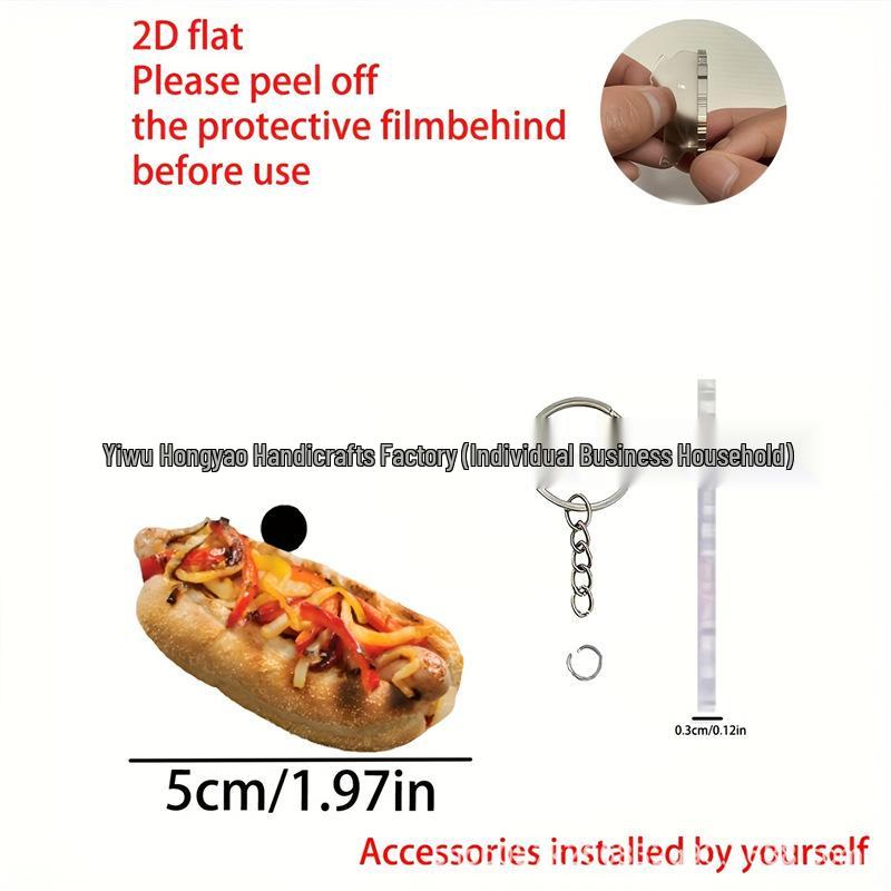 

Акриловые милые подвески в виде еды для автомобиля для украшения интерьера Standard