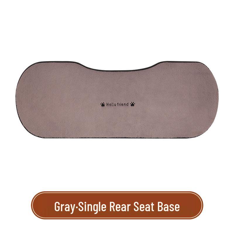 Winter Plüsch Autositzkissen aus Kaninchenfellimitat - Niedlich und warm für Haustiere