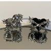 Imprisoned Heart Metal Thorns Love Ring Irregular European and American Niche Design Open Ring Couple Ring