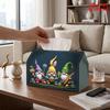 1pc 1pcs Dwarf-Themed Tissue Box with Pull-Out Napkins - Reusable Suitable for for Home, Car, Dorm Storage | Compact Tabletop Dispenser Box | Decorati