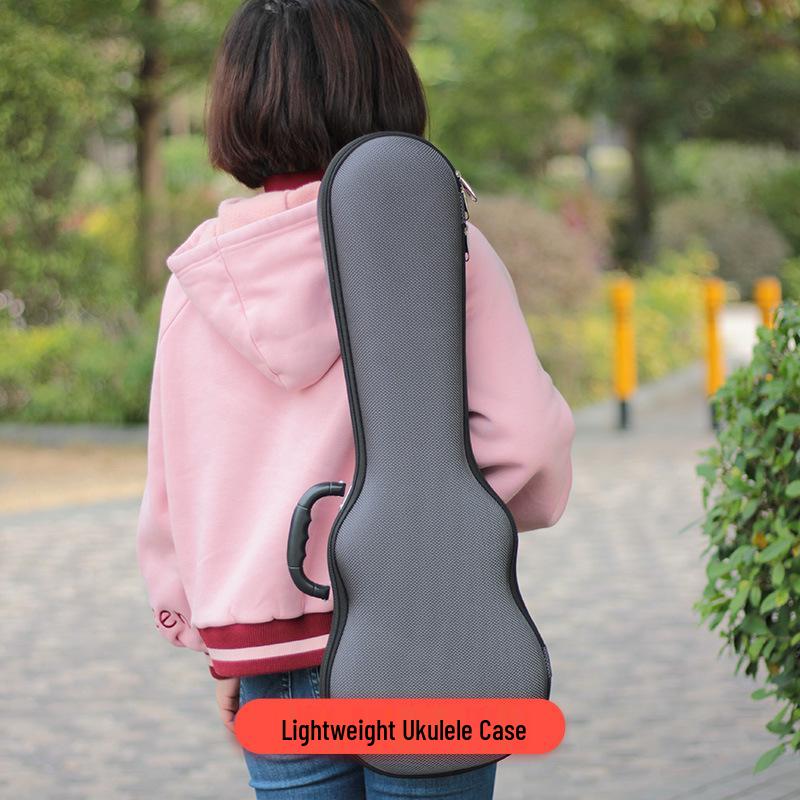 21", 23", 26" Reinforced Ukulele Case - Double Shoulder Backpack