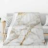 Marble Texture Series digitalprinted polyester Bedroom velvet flannel cover blanket Fleece soft sofa cover blankets for beds