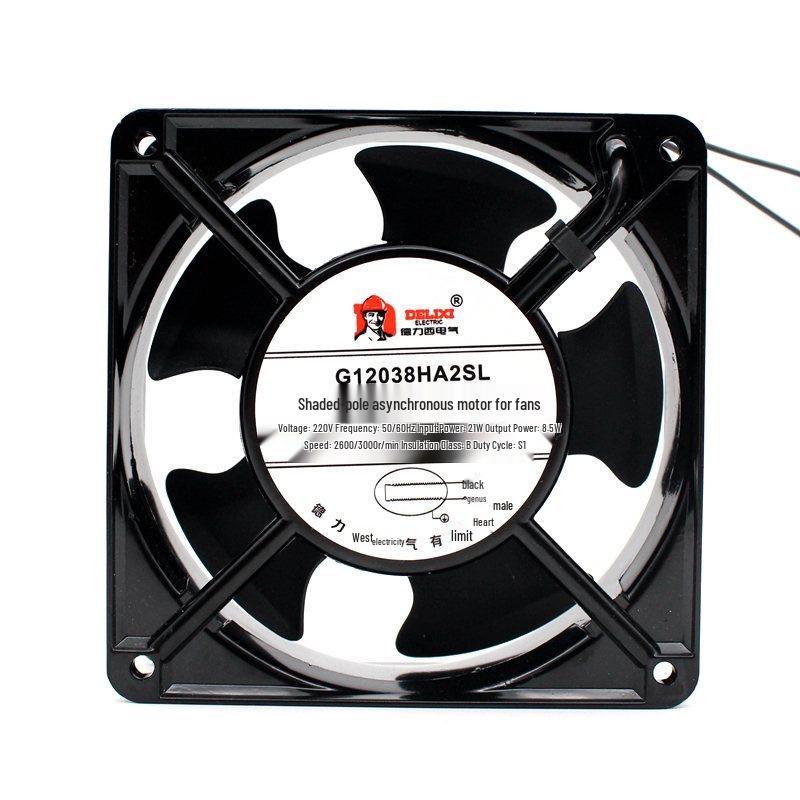DELIXI 12038 Axial Cooling Fan 220V G12038HA2SL 12038 Oil Bearing