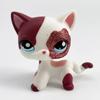 Raro Negozio di Animali lps Action Figure Stand Giocattolo Gatto Pelo Corto Vecchio Cane Originale Bassotto Pastore Alano
