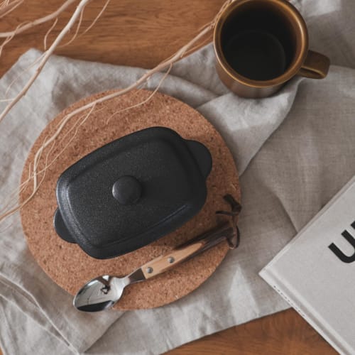 PEARL METAL Cork Trivet, 20cm Round, HC-70