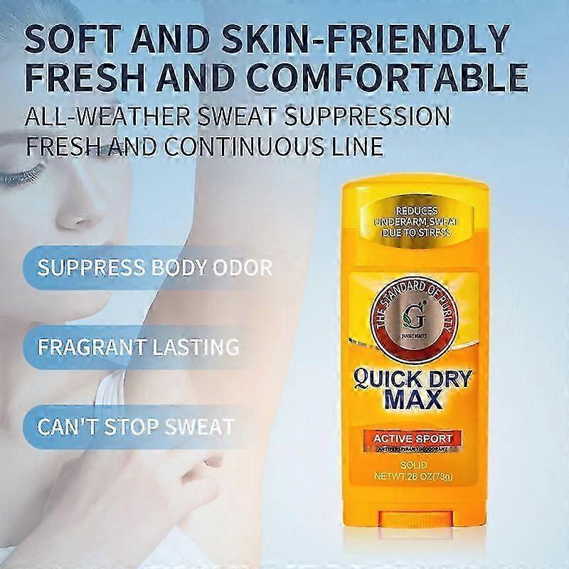 UltraMax, Fast AntiperspirantDeodorant, Uparfumeret, Tør og duftende, lugt fra armhuler, kropslugtfjerner, fast duftpind, armhuleduftcreme
