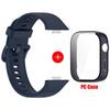 Case+Silicone Band For Huawei Watch Fit 3 Strap sport bracelet Tempered Glass cover Protector for Huawei Fit3 correa Accessories