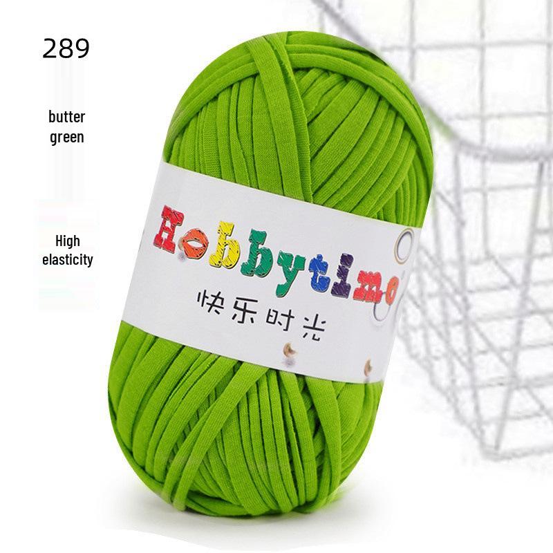 Cloth Strip Yarn DIY Crochet Kit: Handmade Bag, Knitting Material for Cushions, Carpets, and Dolls