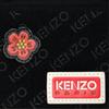 Kenzo Floral Appliqué Adjustable Strap Zipper Nylon Shoulder Crossbody Phone Bag Men bags Black FC65PM208F3099
