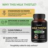 High-concentration Milk Thistle (silymarin 200 Mg) Extract, 120 Capsules