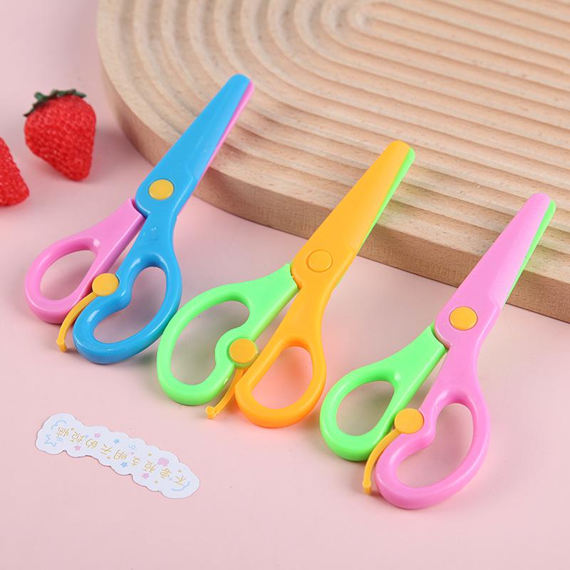Children's Safety Spring Scissors for School and DIY Crafting