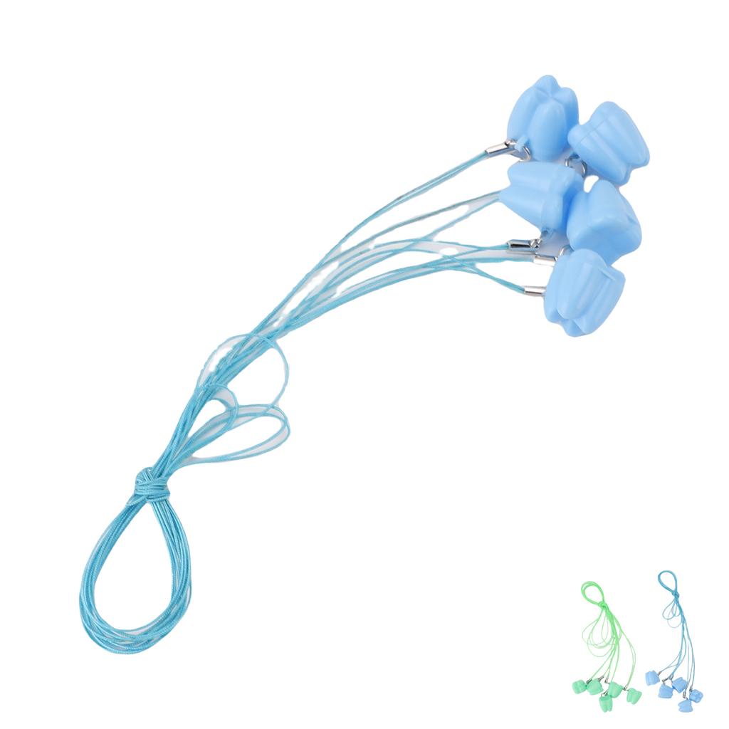 50 Pcs Tooth Saver Necklaces Portable Lost Teeth Saver Necklace Storage Cases for Kids