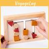 Matching Wooden Shape Game Board Children Puzzle Toy For Cognition Shape
