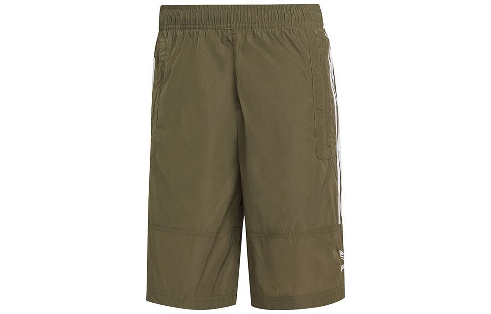 Adidas Originals ADICOLOR Casual Shorts Men s Olive Green HS2090 S