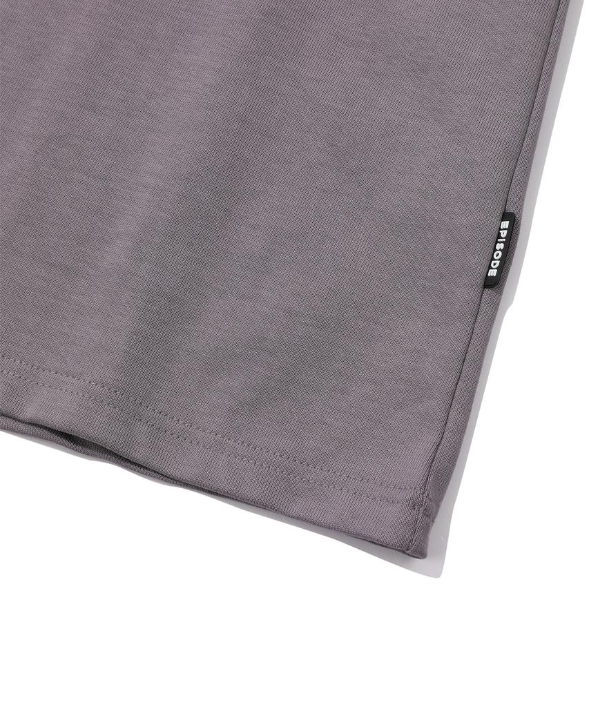 EPISODE UNTITLED Double Zipper T-Shirt_Purple