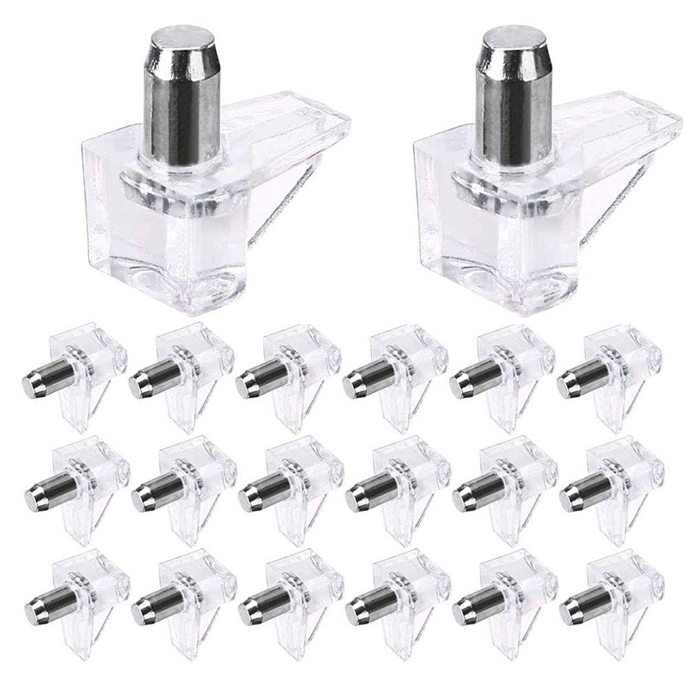 Aazon.co: 20 Pcs Shelf Support Pegs - Clear Plastic, Cabinet Shelf