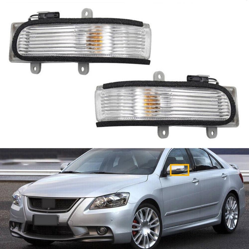 2Pcs Left+Right Rearview Side Mirror Turn Signal Light For Toyota Camry Aurion 2006-2011