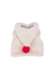 MONCHOUCHOU Bobble Fur Crop Vest Cream