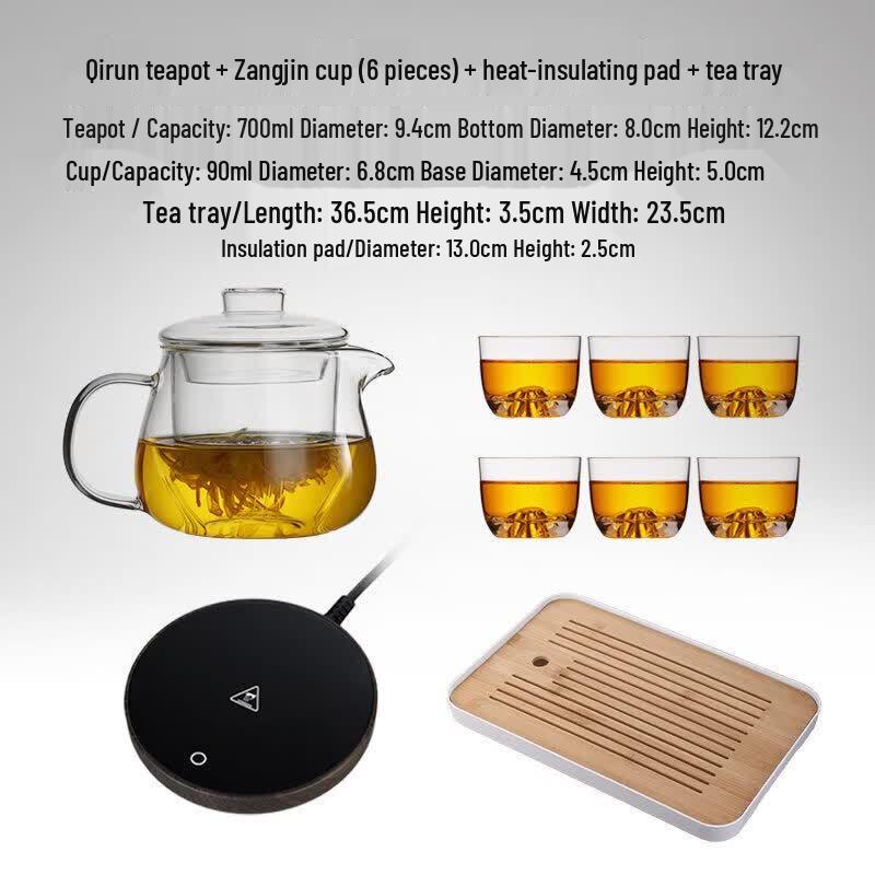 Youluo Chinese Style Heat-Resistant Glass Teapot