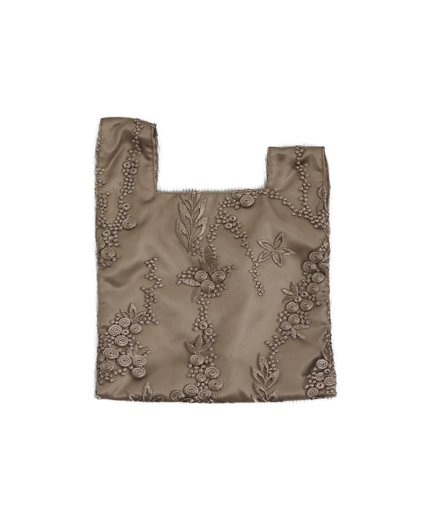 

Embroidered lace party tote F [niana] one-handle bag, bag, bag, handbag, mocha,