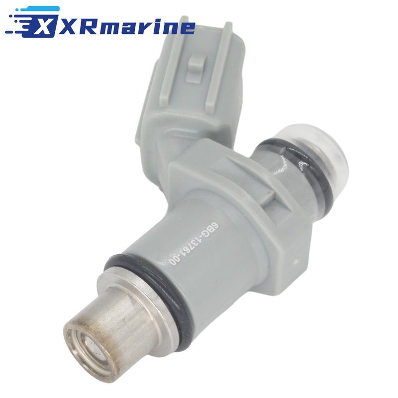 3 Pcs Fuel Injectors 4 Holes 6BG-13761-00 for Yamaha 4 Stroke 30HP 40HP F30 F40 Outboard Engine 6BG1376100 6BG-13761-00-00