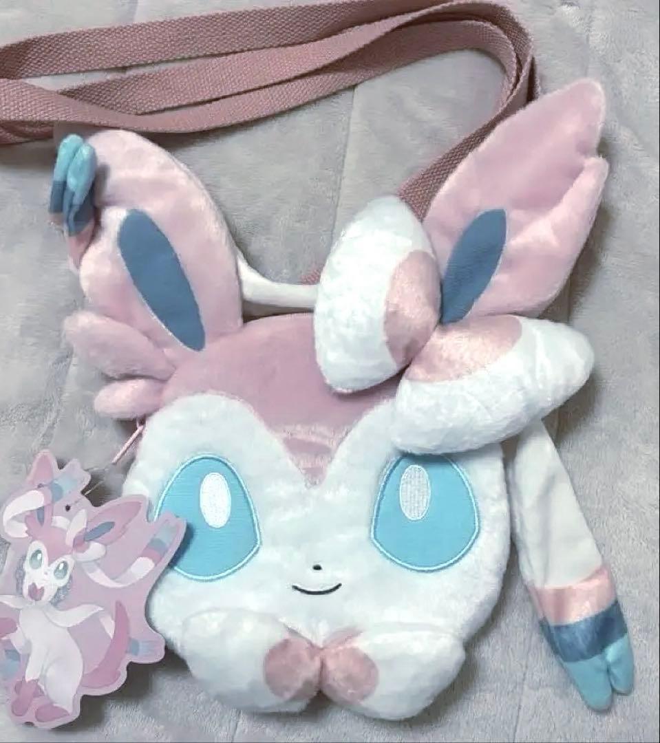 Eevee Collection Sylveon Plush Pouch Tag
