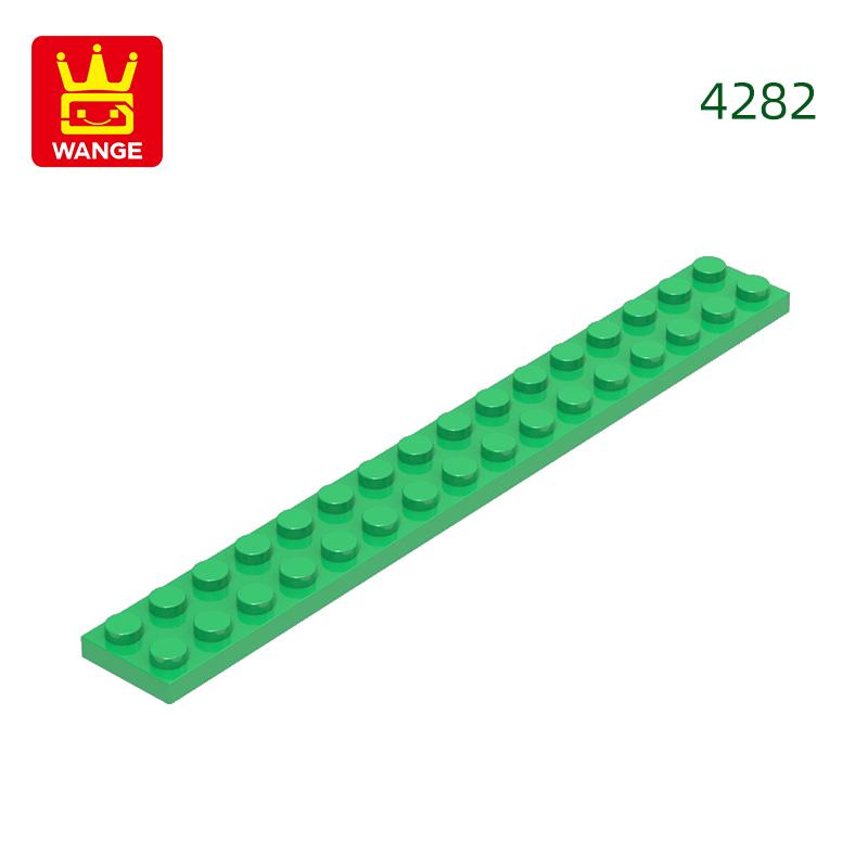 High-Quality 22Pcs/lot 4282 Thin Blocks Plate 2x16 Base Plate Works With featuring Block Moc Colour City Accessories Parts