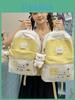 Cute Cat Dot Backpack For High School Girls Nylon School Bag