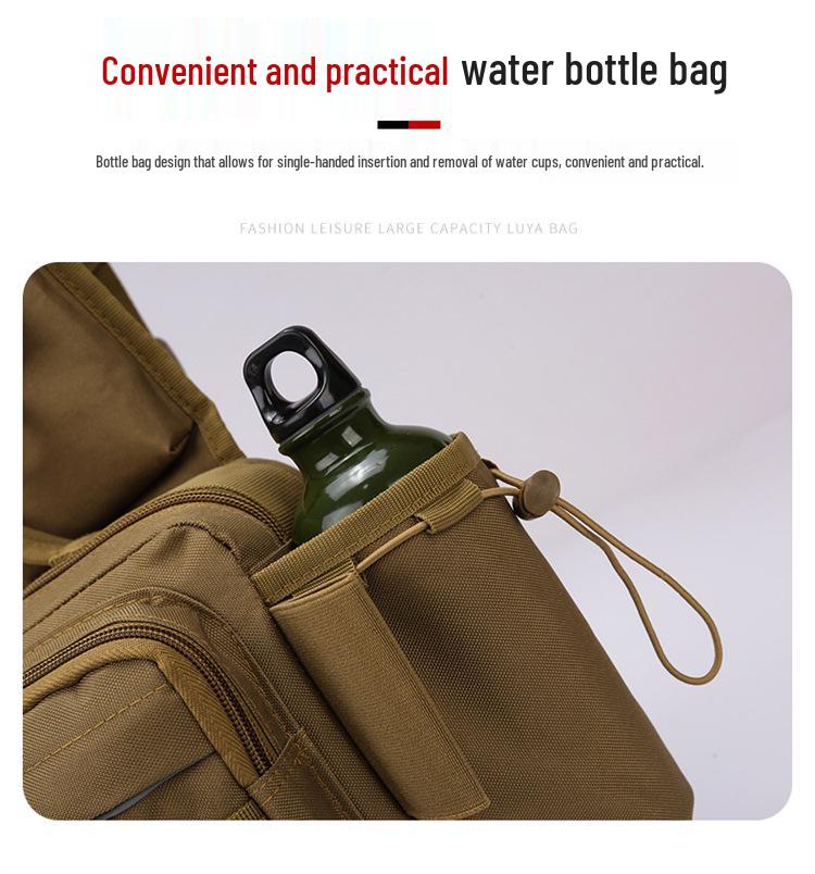 **Wasserabweisende Multifunktions-Angel- & Fahrradtasche mit Rutenhalter**