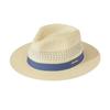 Cappello Panama Jazz Estivo in Erba Intrecciata per Uomo e Donna Protezione Solare Traspirante per Esterno Cappello da Sole da Spiaggia a Tesa Larga Cappello da Spiaggia