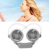 Portable Neck Fan Bendable Wearable USB Rechargeable Hand Free Mini Hanging Fan for Office Travel