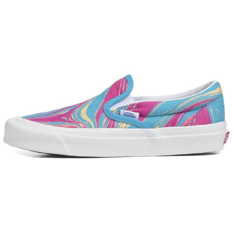 Vans Anaheim Og Marble Slip On 98  Blue Pink  Vans VN0A5KX8AWO 36