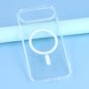 KIGC For iPhone 17 Air Clear Case Compatible with MagSafe TPU+PC Shockproof Phone Back Cover