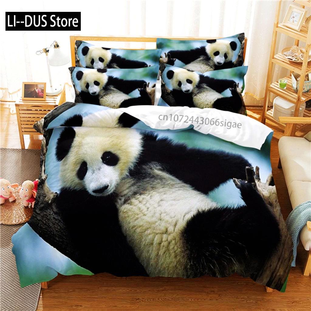 National Treasure Panda Bedding Set Duvet Cover Set 3d Bedding Digital Printing Queen Size Bedding Set Fashion Design