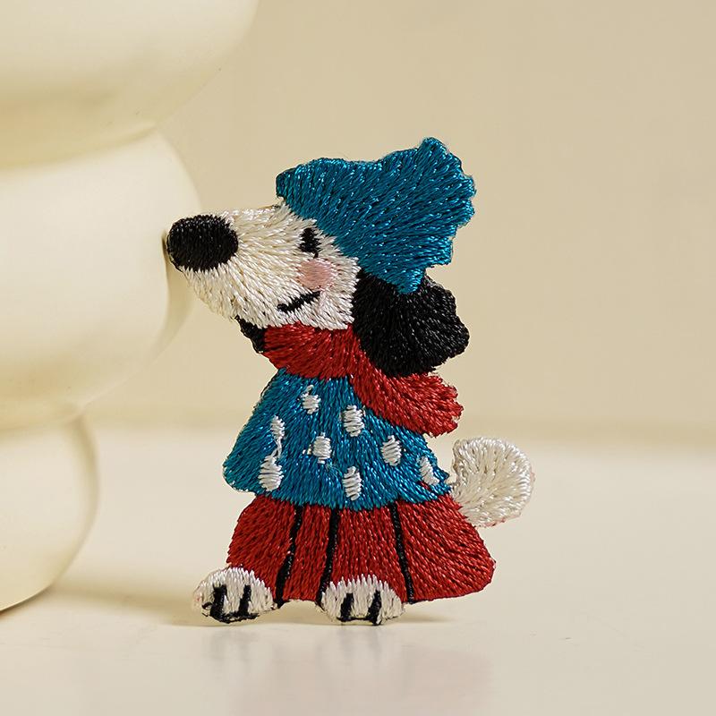 Adesivi in Stoffa Ricamati con Alpaca Cartone Animato Carino Adesivi Decorativi, Molto Adatti per Vestiti, Scarpe, Cappelli, Cappotti, Sciarpe, Decorazione di Zaini