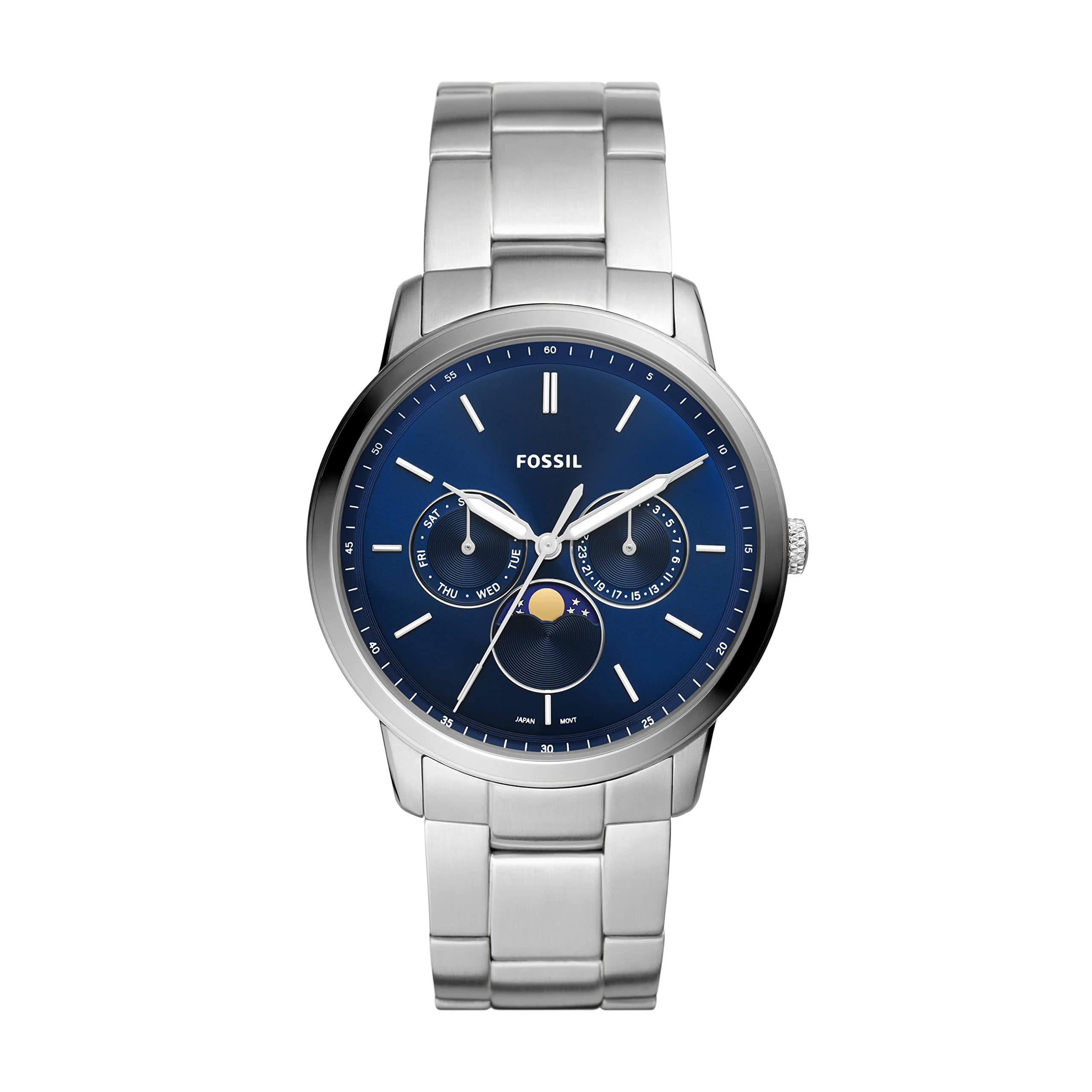 Fossil NEUTRA Minimalist Multi-Function Stainless Steel Watch