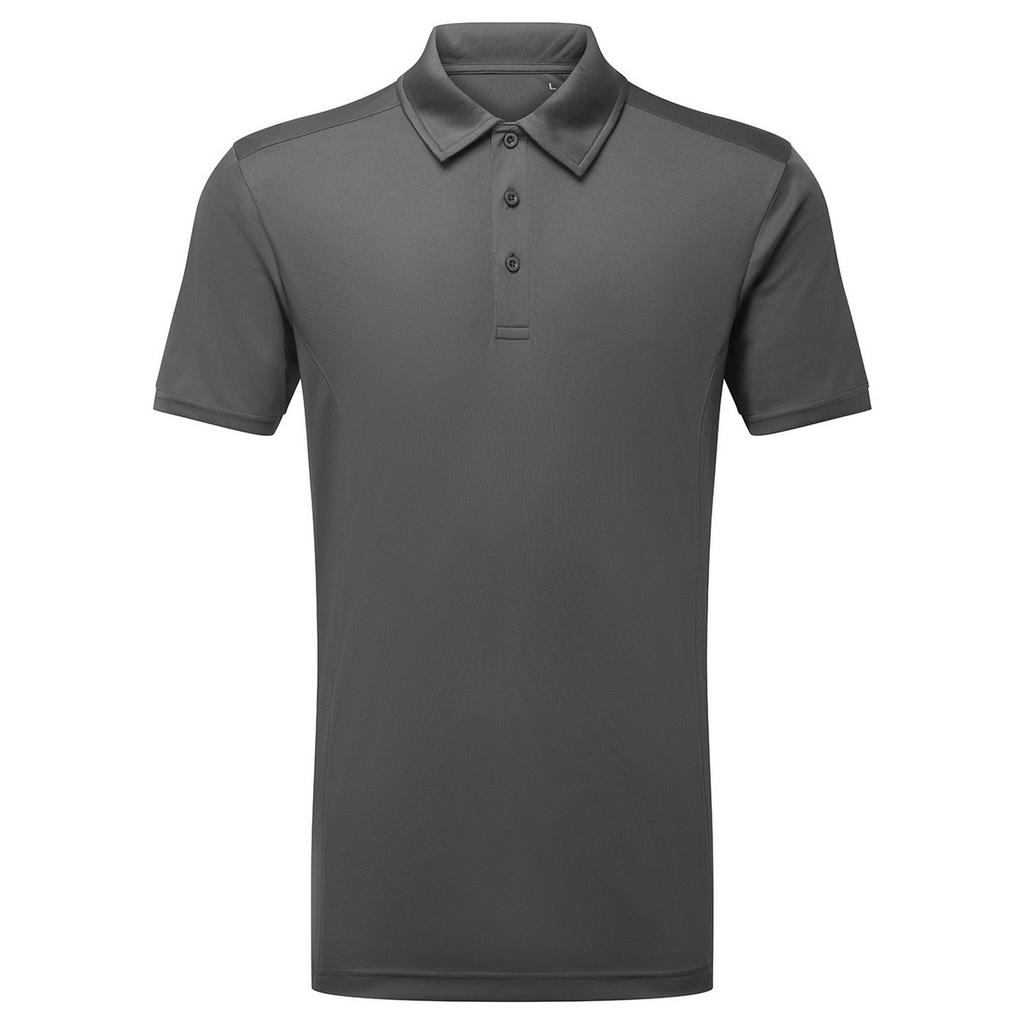Tri Dri Herren-Poloshirt mit Einsätzen und kurzen Ärmeln