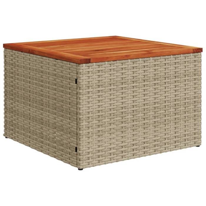 VidaXL Salon de Jardin avec Coussins 8 pcs, Canapés de Terrasse, Ensemble de Meubles de Patio, Mobilier d'Extérieur, Beige 3255897