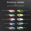 1Pcs 3.5-15G Metal Spinner Fishing Bait Vib Spoon Fishing Lure Crankbait Bass Artificial Hard Baits Cicada Vib Fishing Tackle