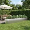 Raised Garden Bed for Outdoor Use Stainless Steel 380 X 40 X 40 Cm Steel