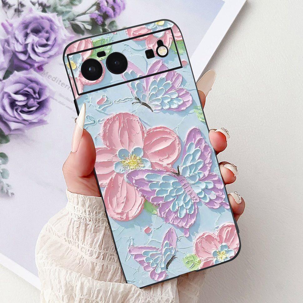 Für Google Pixel 6 Hülle Niedliche Tiere Weiches Silikon Handyhüllen Für Google Pixel 6 Pixel6 Hülle Ultra-dünne TPU Rückseite Gehäuse